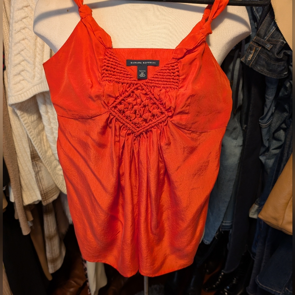 Banana Republic silk tank top